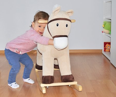 Koń Pony Beige