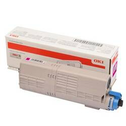 OKI oryginalny toner 46490606, magenta, 6000s, OKI C532, MC573, O