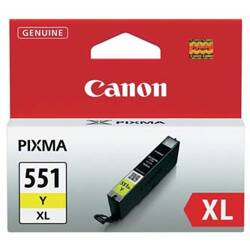 Canon oryginalny ink / tusz CLI-551 Y XL, yellow, 11ml, 6446B001, high capacity, Canon PIXMA iP7250, MG5450, MG6350, MG7550