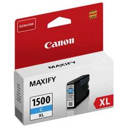 Canon oryginalny ink / tusz PGI-1500 XL, cyan, 400/3*300s, 12ml, 9193B001, high capacity, Canon MAXIFY MB2050, MB2350