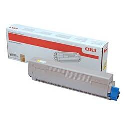 OKI oryginalny toner 45862837, yellow, 7300s, OKI MC853, MC873, O