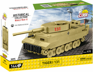 COBI 3095 Historical Collection WWII Czołg TIGER I 131, 144 kl.