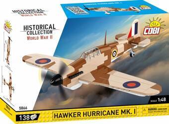 COBI 5866 Historical Collection WWII Samolot Hawker Hurricane Mk.1 138 klocków