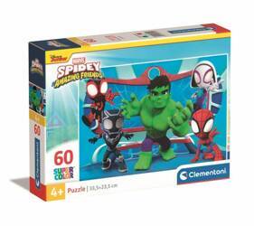 Clementoni Puzzle 60el SuperColor Marvel Spiday 26595