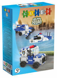 Klocki CLICS RC-051 Hero Squad Police box