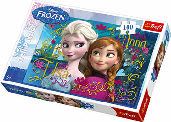 Puzzle 100el Anna i Elsa. Frozen 16255 Trefl