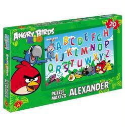 Puzzle 20 Maxi Literki - Angry Birds Rio. ALEXANDER