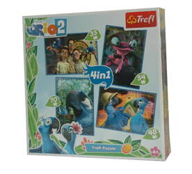 Puzzle 4w1 Rio 2 34225 Trefl