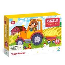 Puzzle profesje 30el. Farmer Teddy 300371 DODO p36