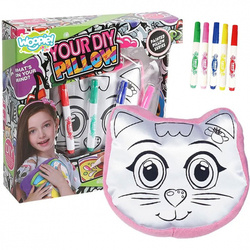 WOOPIE ART&FUN Painting Set Kitty Backpack Cushion